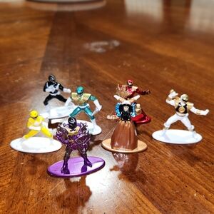 7 Die-Cast Power Rangers